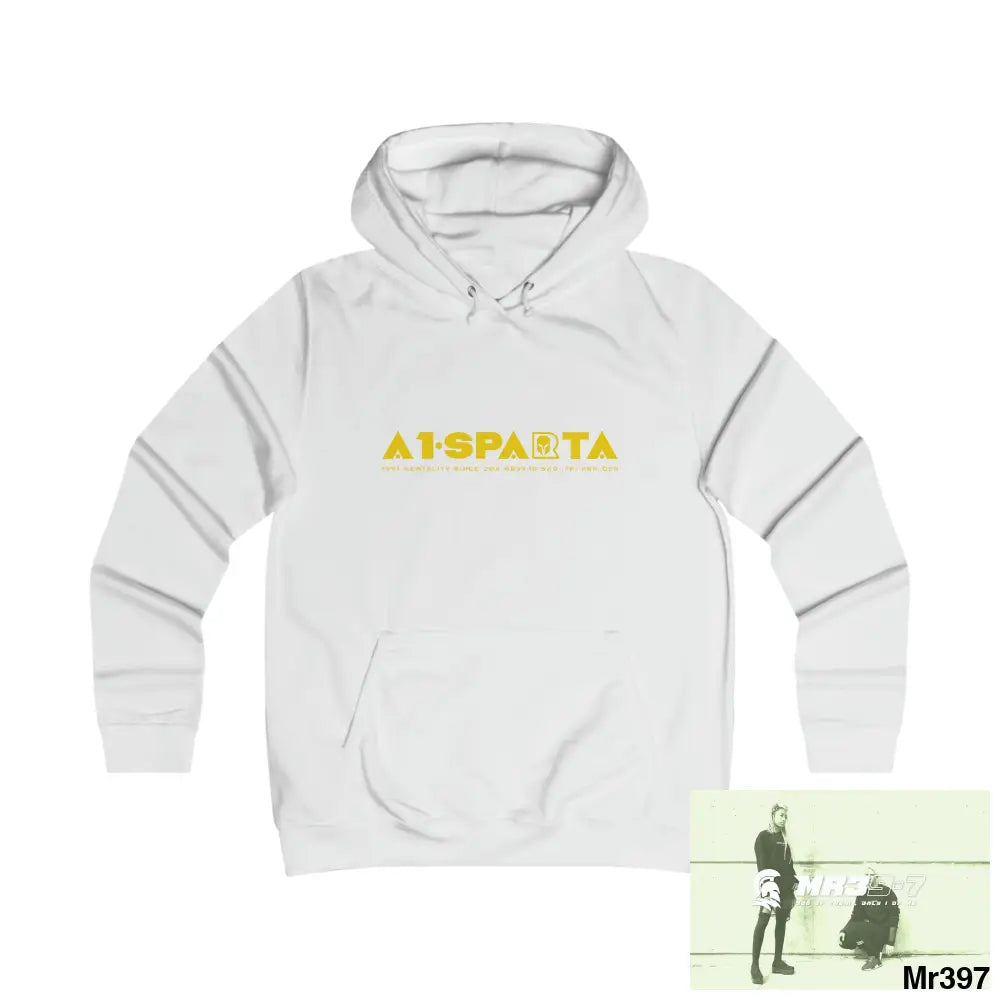 A1- Sparta Girlie College Hoodie S / Arctic White Hoodie