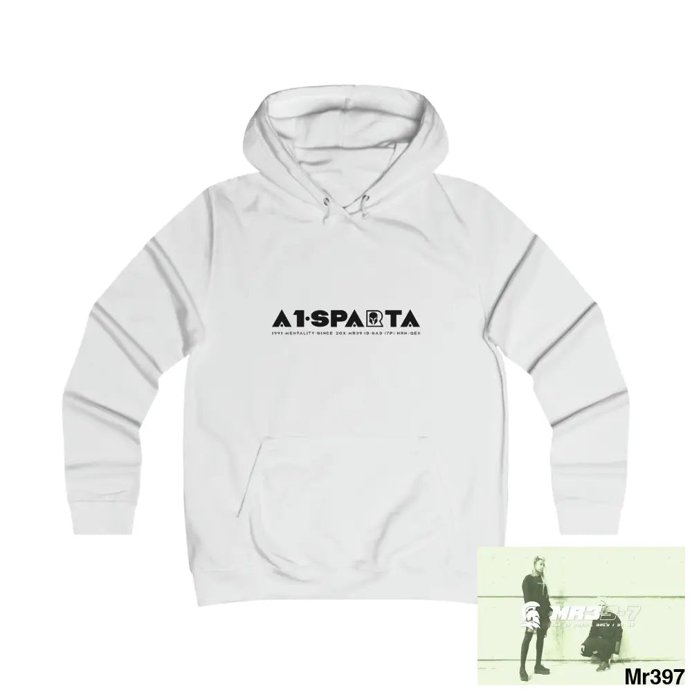 A1- Sparta Girlie College Hoodie S / Arctic White Hoodie