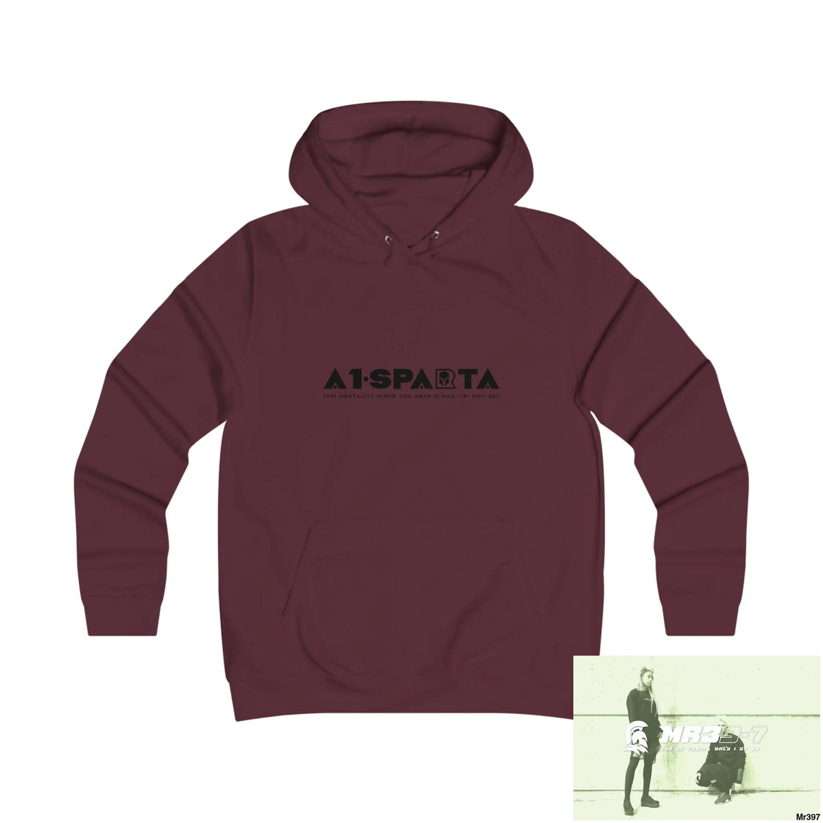 A1- Sparta Girlie College Hoodie S / Burgundy Hoodie