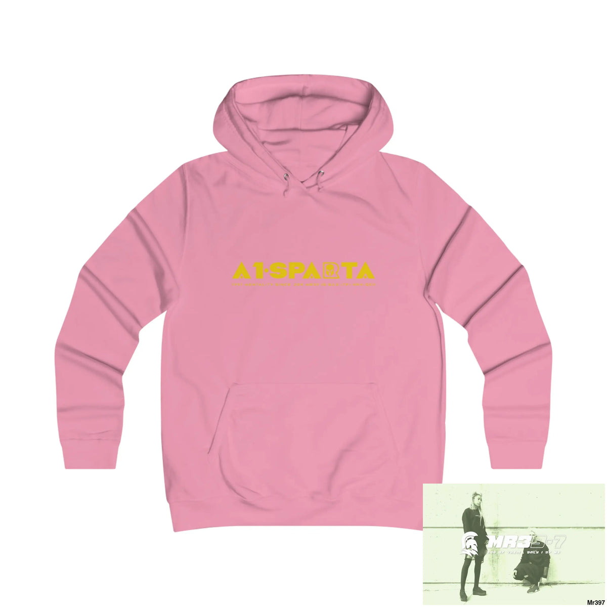 A1- Sparta Girlie College Hoodie S / Candyfloss Pink Hoodie