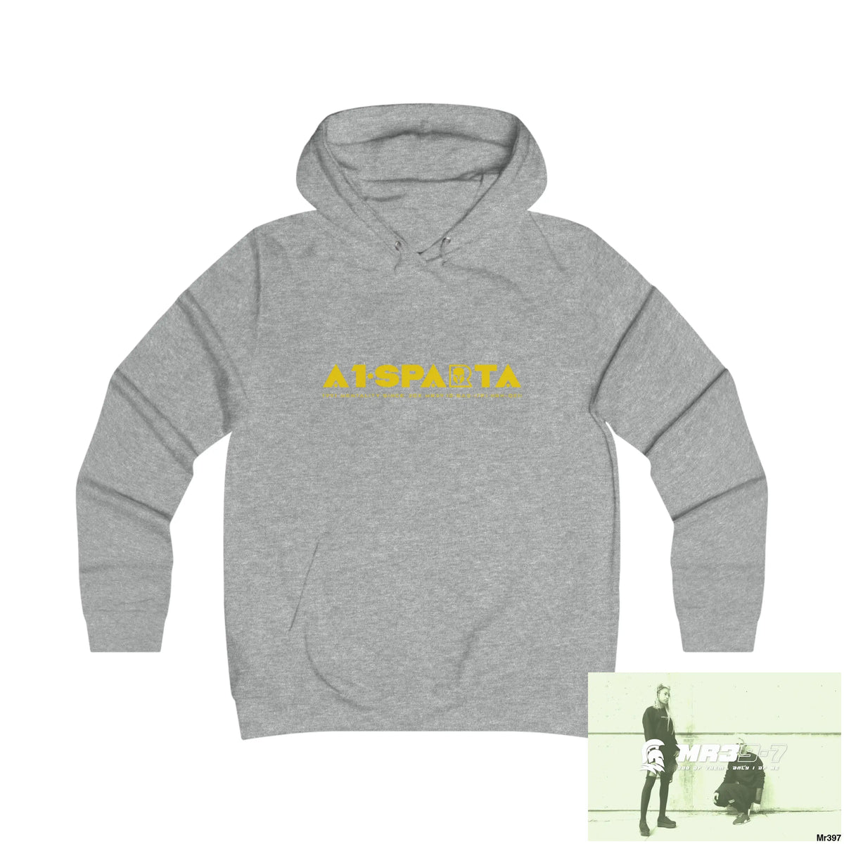 A1- Sparta Girlie College Hoodie S / Heather Grey Hoodie