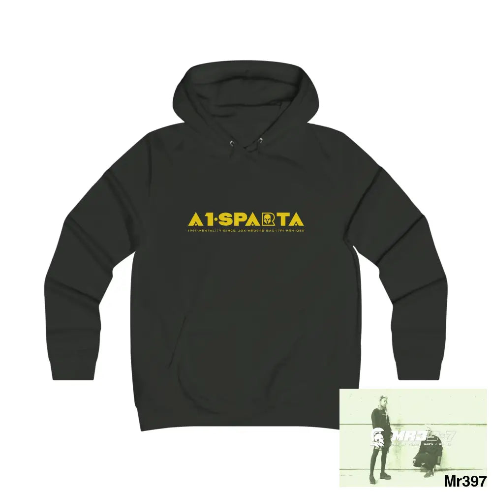 A1- Sparta Girlie College Hoodie S / Jet Black Hoodie
