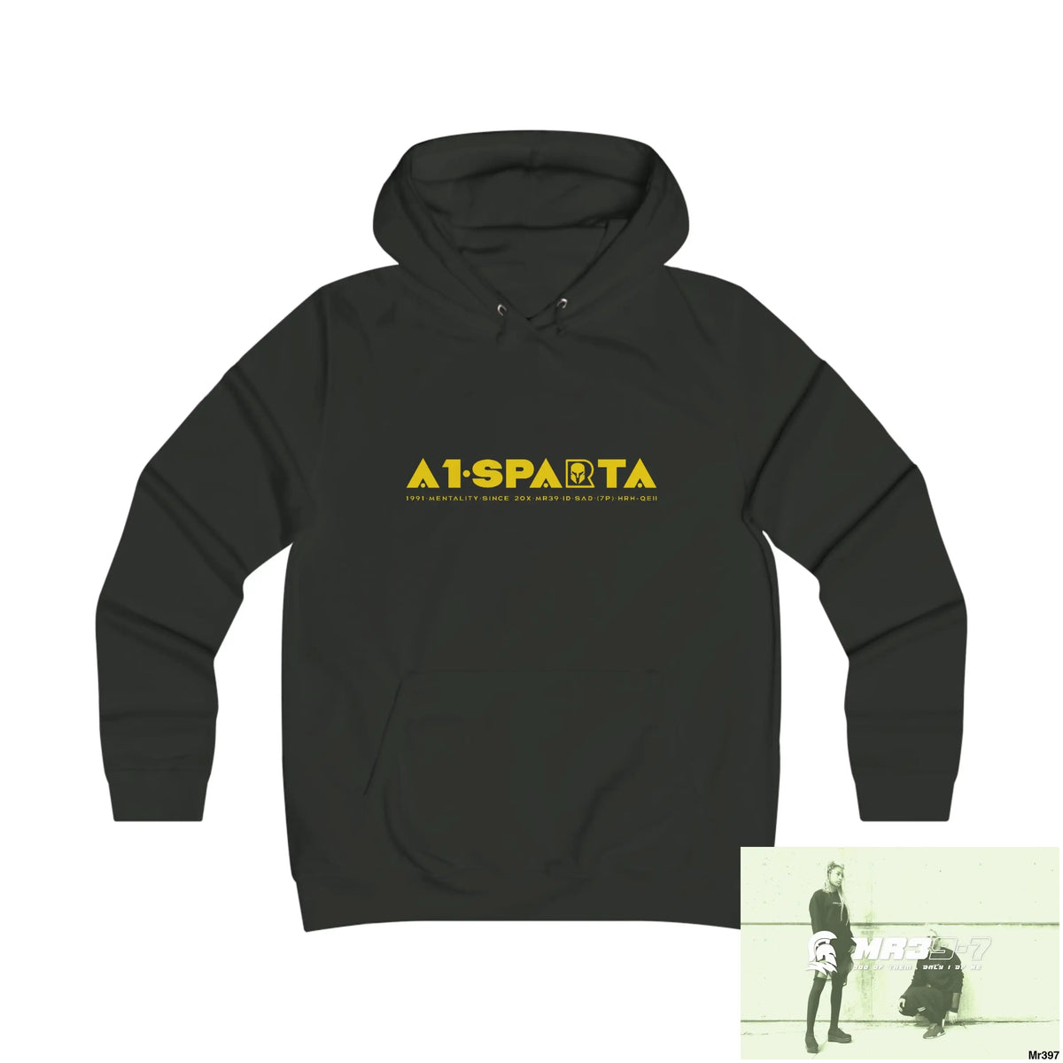 A1- Sparta Girlie College Hoodie S / Jet Black Hoodie