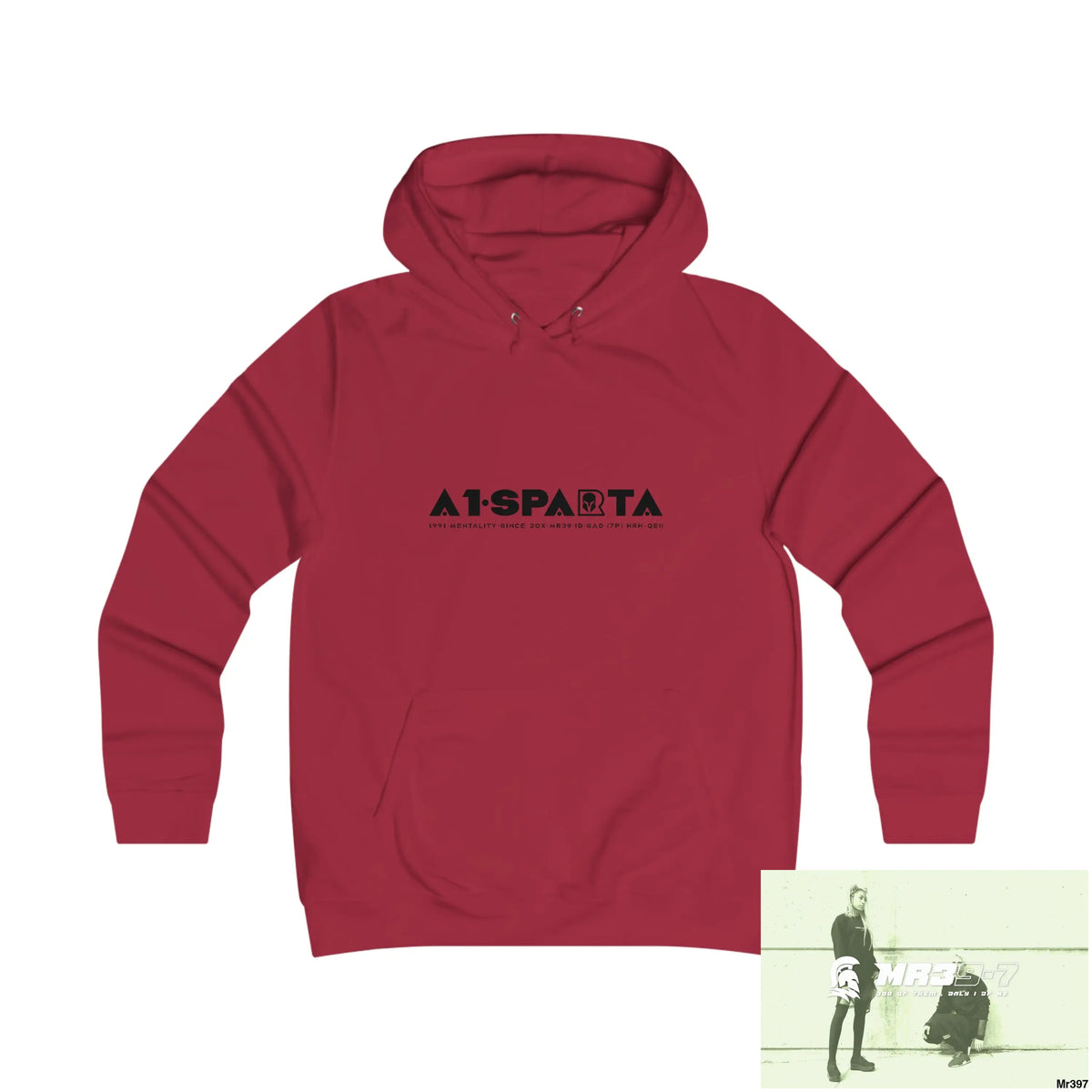 A1- Sparta Girlie College Hoodie S / Red Hot Chilli Hoodie