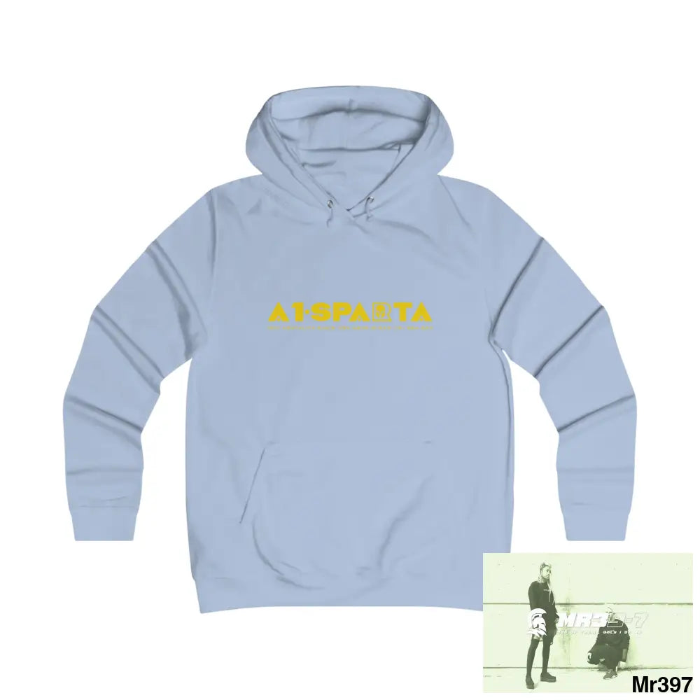 A1- Sparta Girlie College Hoodie S / Sky Blue Hoodie