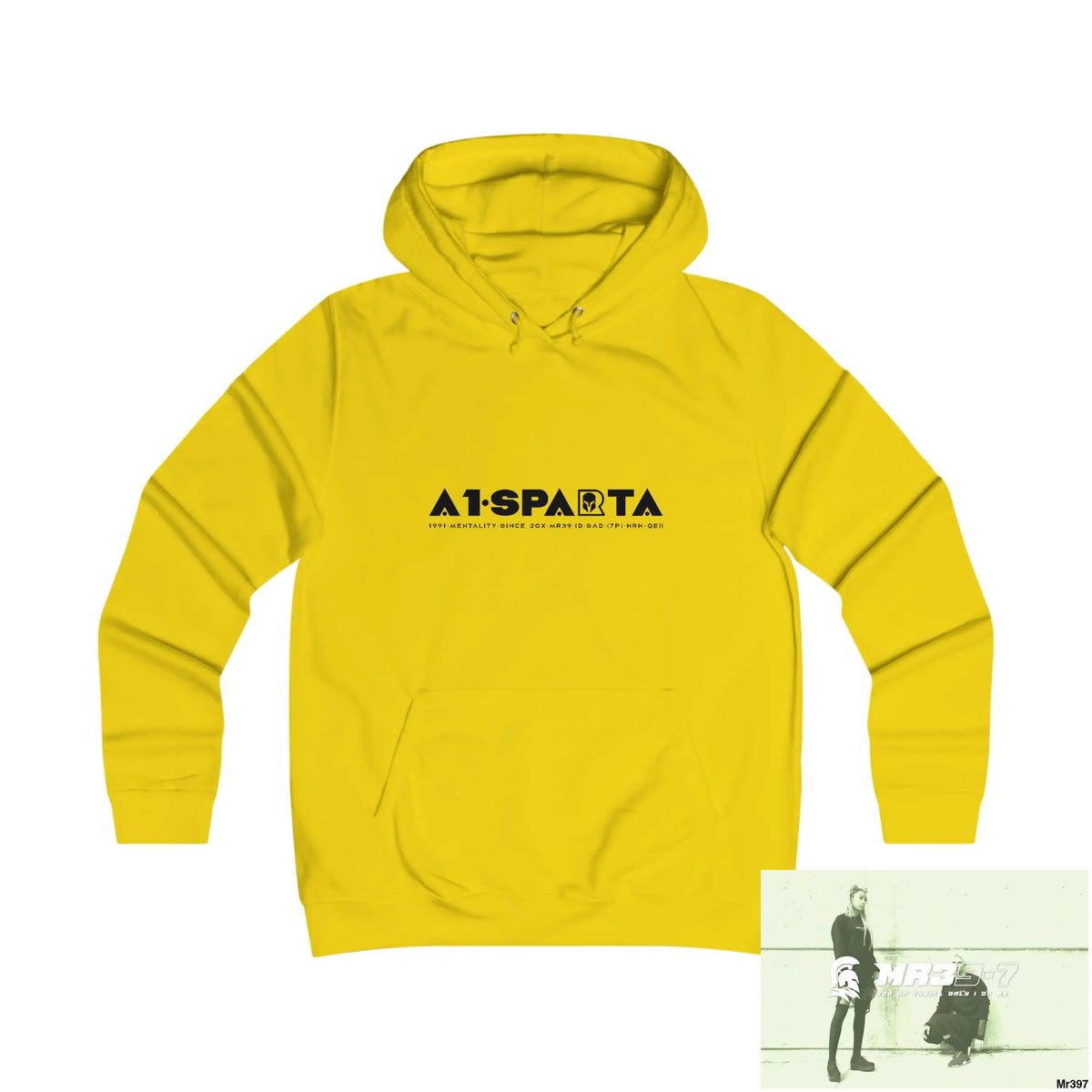 A1- Sparta Girlie College Hoodie S / Sun Yellow Hoodie