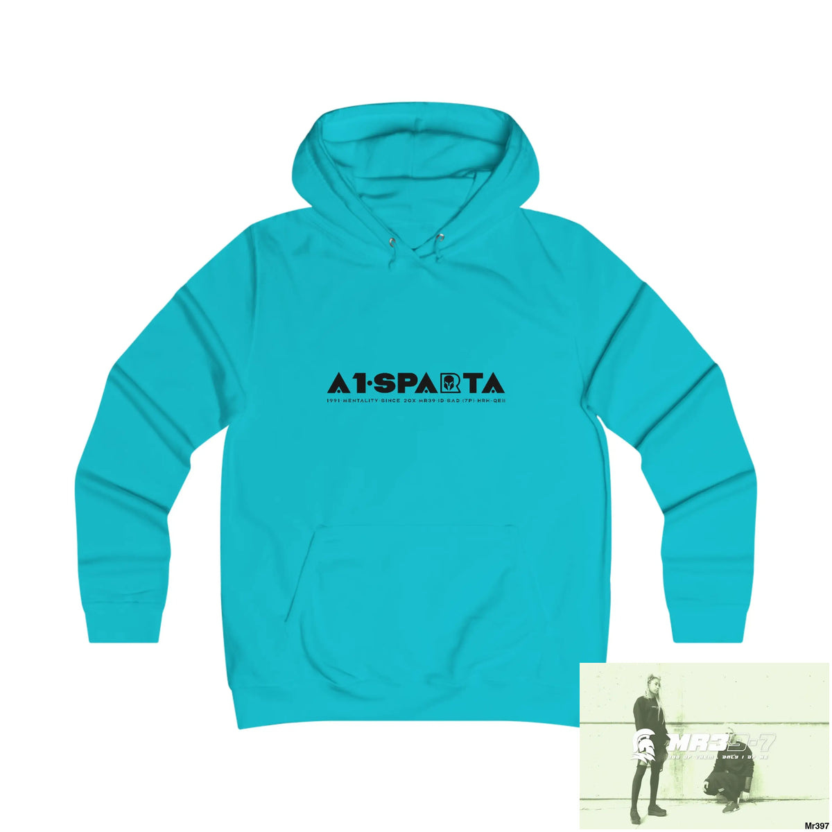 A1- Sparta Girlie College Hoodie S / Turquoise Surf Hoodie