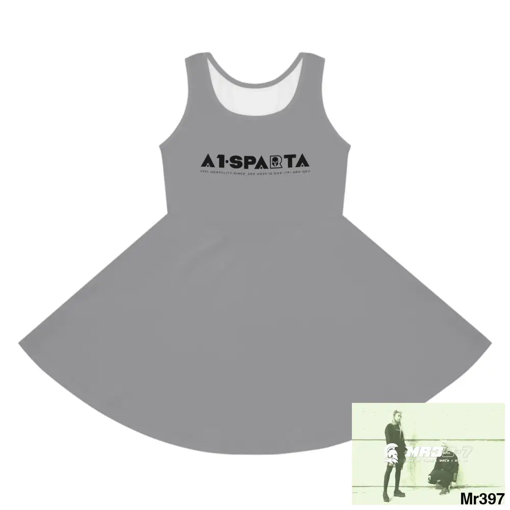 A1-Sparta Girls Sleeveless Sundress (AOP) All Over Prints