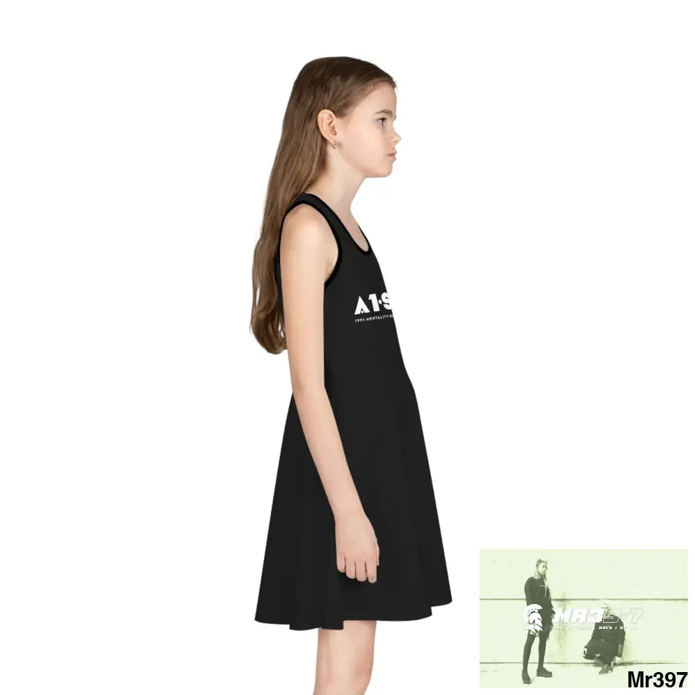 A1-Sparta Girls Sleeveless Sundress (AOP) All Over Prints