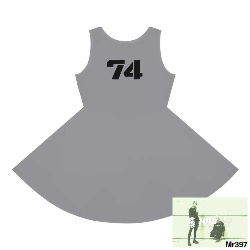 A1-Sparta Girls Sleeveless Sundress (AOP) All Over Prints