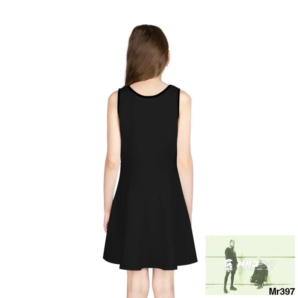 A1-Sparta Girls Sleeveless Sundress (AOP) All Over Prints