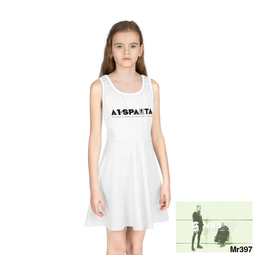 A1-Sparta Girls Sleeveless Sundress (AOP) All Over Prints