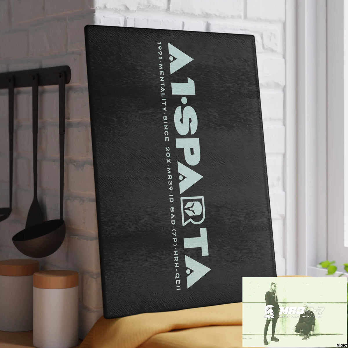 A1- Sparta Glass Cutting Board 11’’ x 15’’ / Rectangle Home Decor