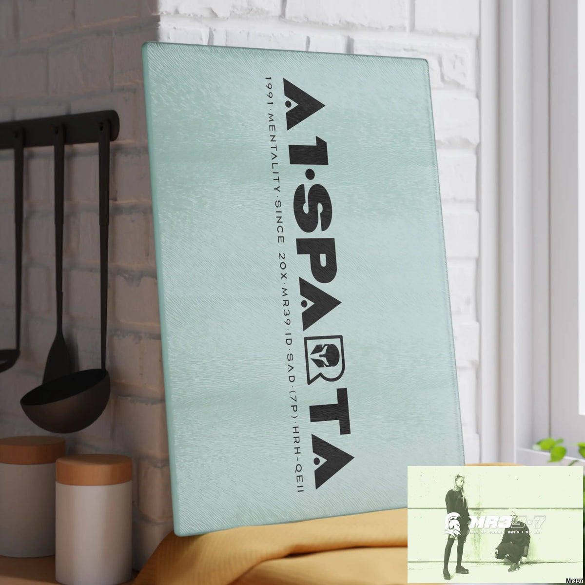 A1- Sparta Glass Cutting Board 11’’ x 15’’ / Rectangle Home Decor