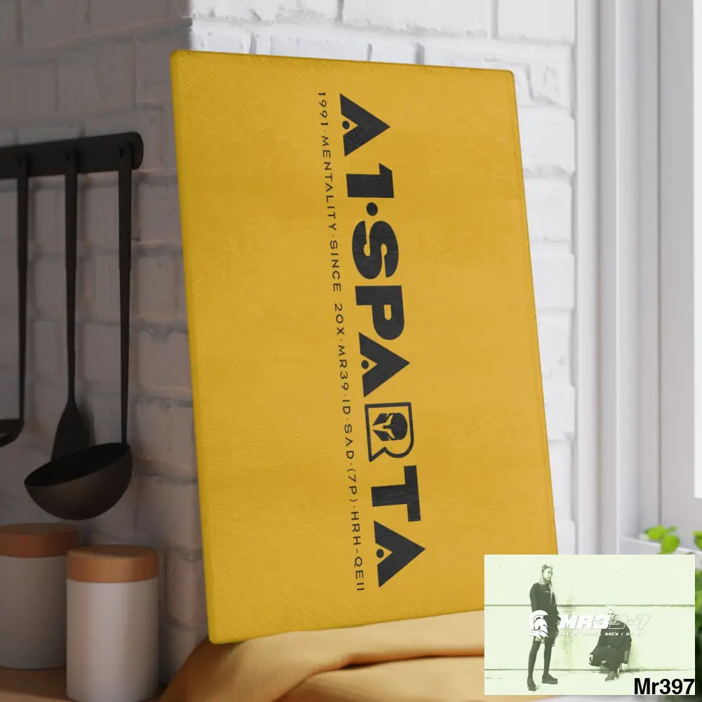 A1- Sparta Glass Cutting Board 11’’ x 15’’ / Rectangle Home Decor