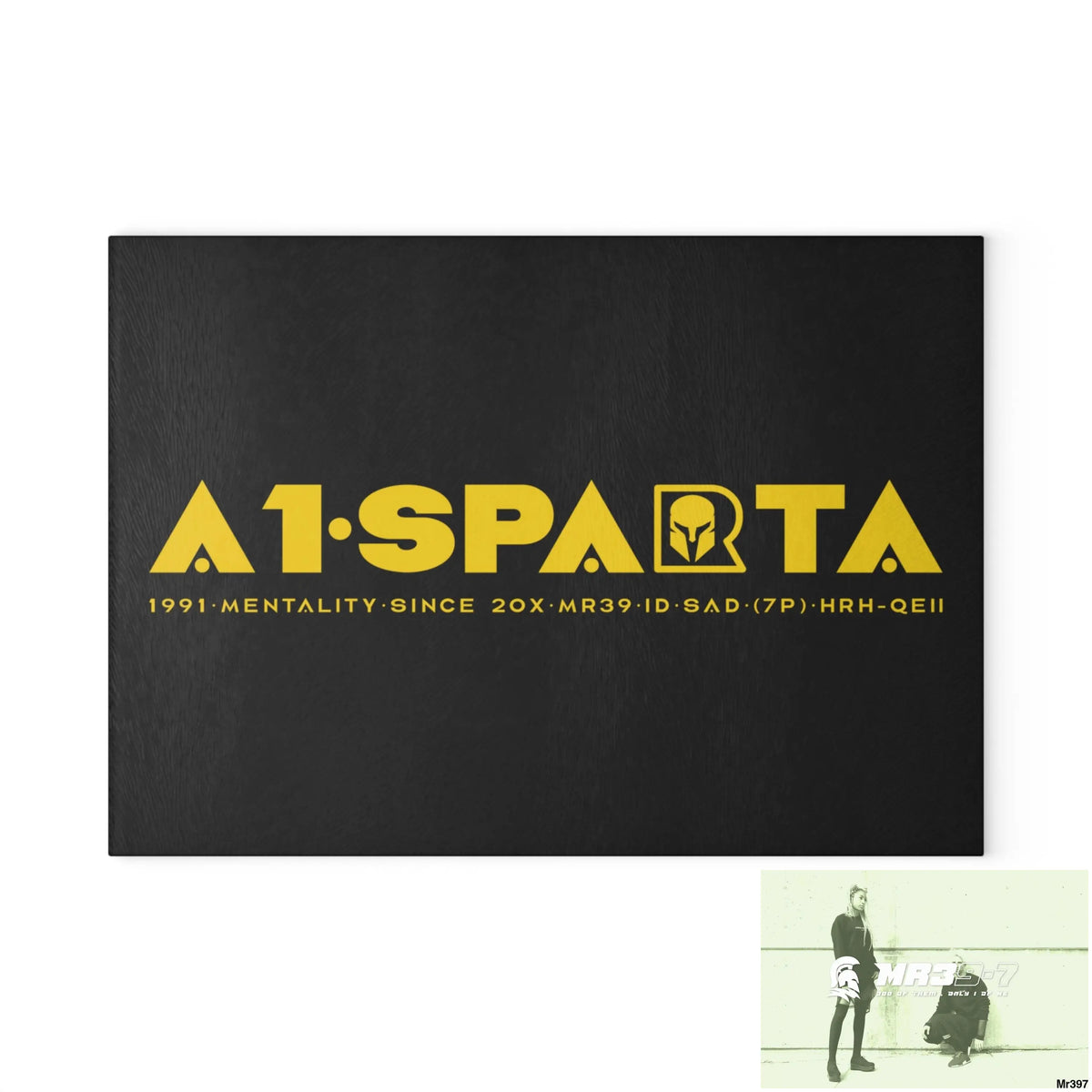 A1-Sparta Glass Cutting Board 8’’ x 11’’ / Rectangle Home Decor