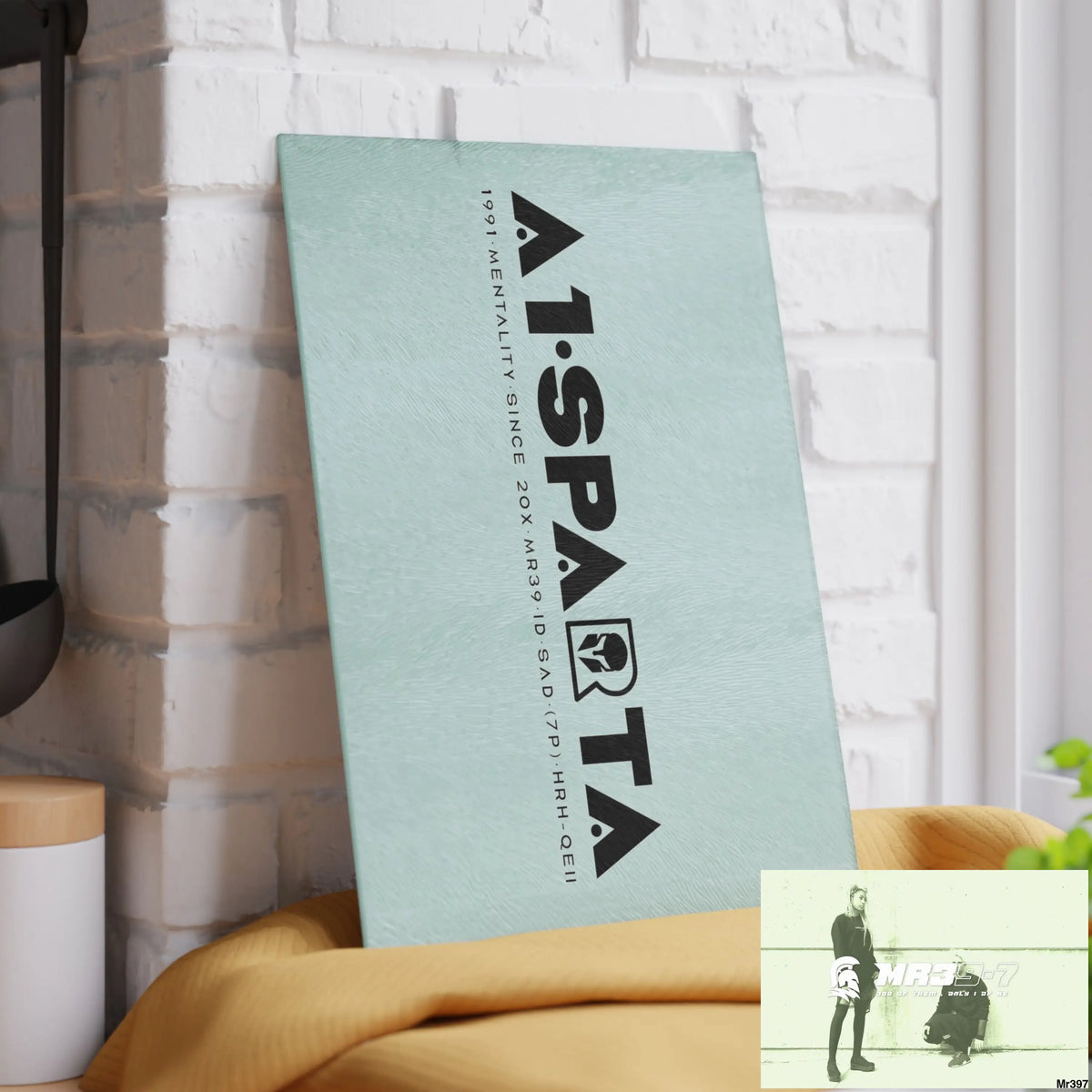 A1- Sparta Glass Cutting Board 8’’ x 11’’ / Rectangle Home Decor