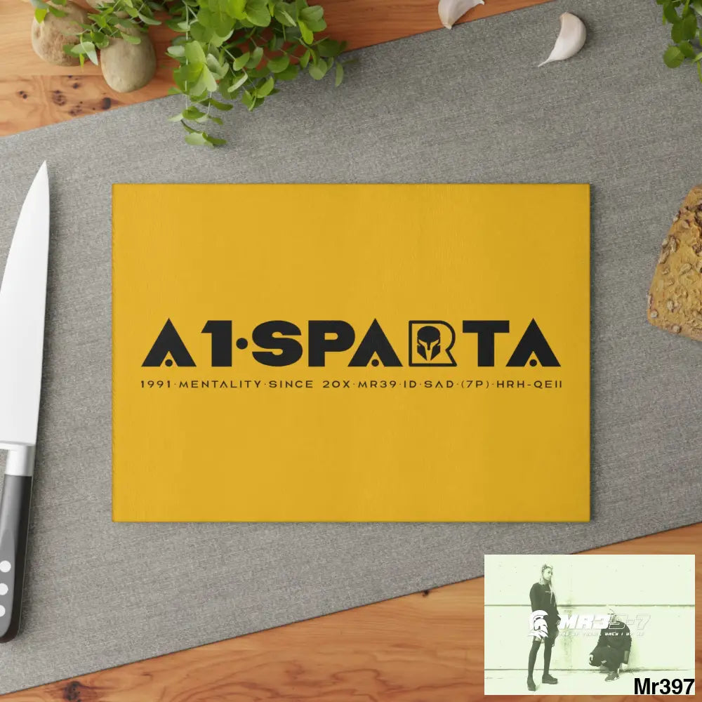 A1- Sparta Glass Cutting Board Home Decor