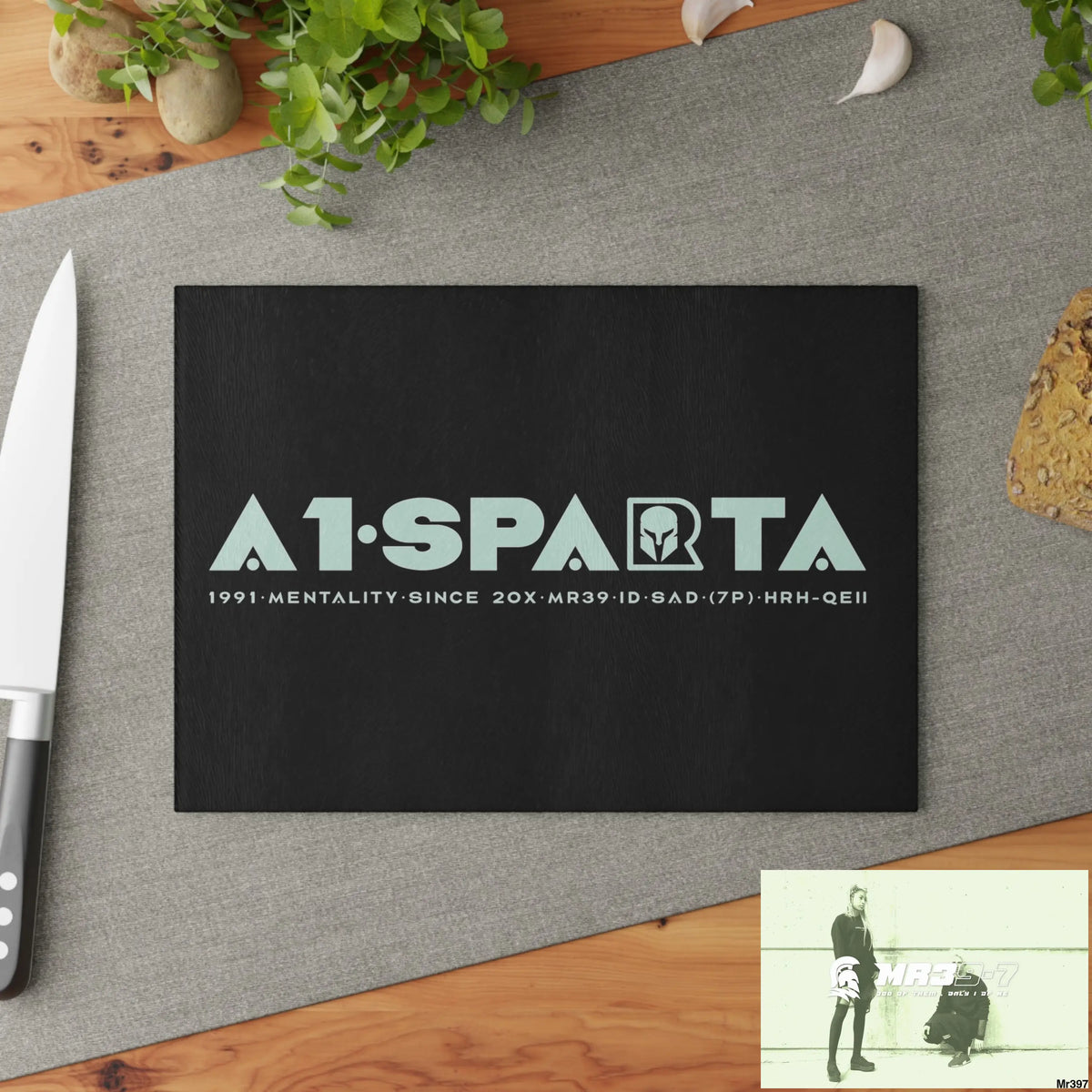 A1- Sparta Glass Cutting Board Home Decor