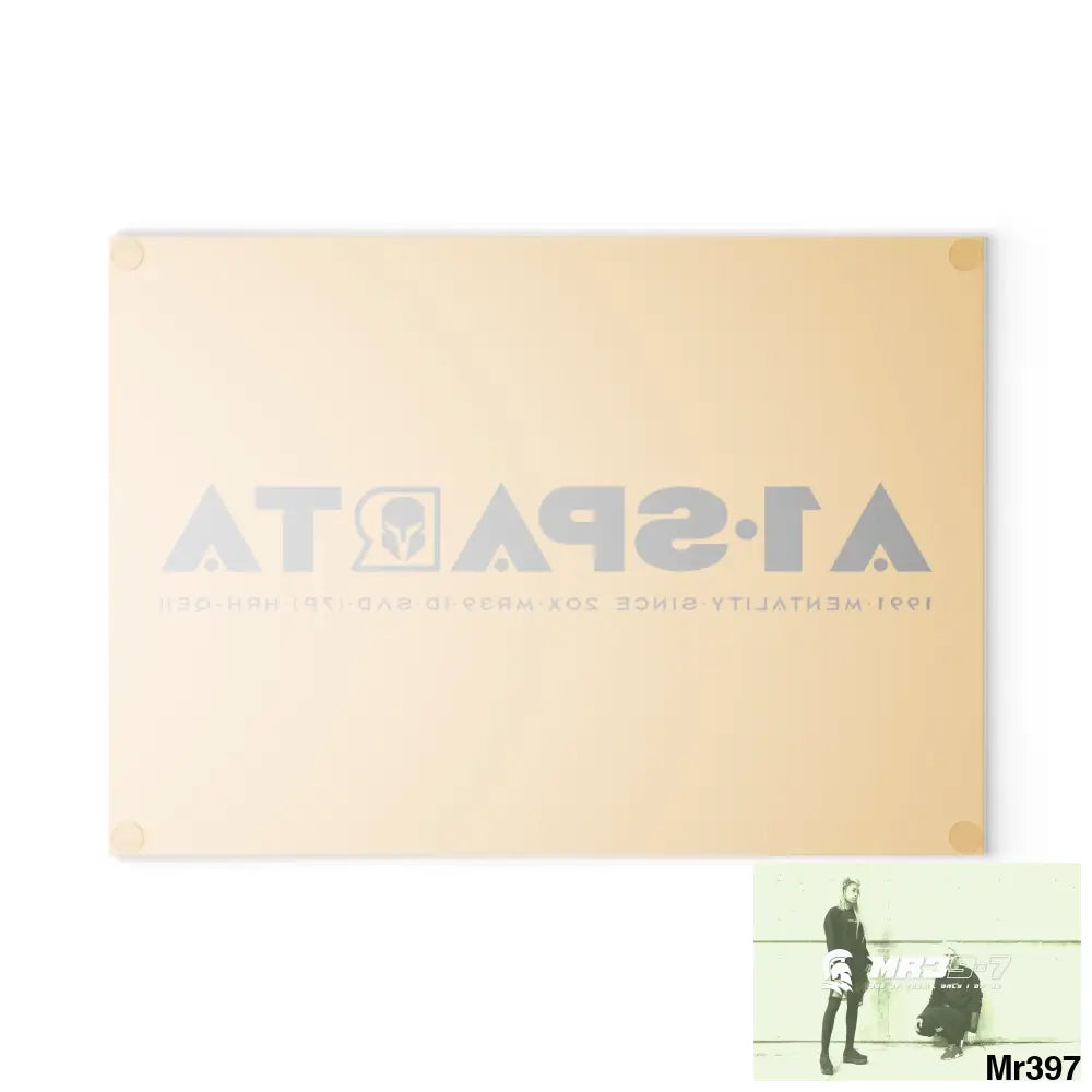A1- Sparta Glass Cutting Board Home Decor