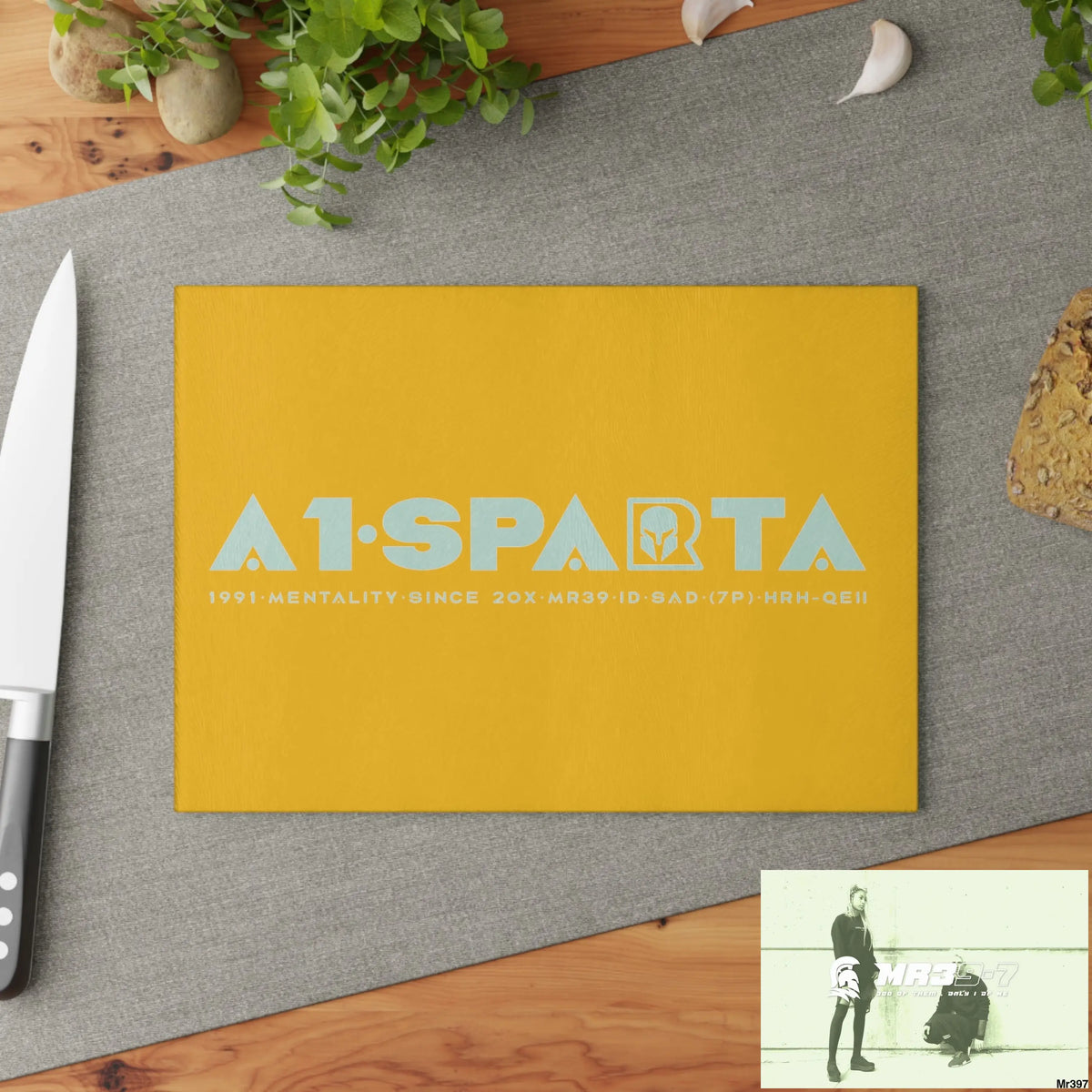 A1- Sparta Glass Cutting Board Home Decor