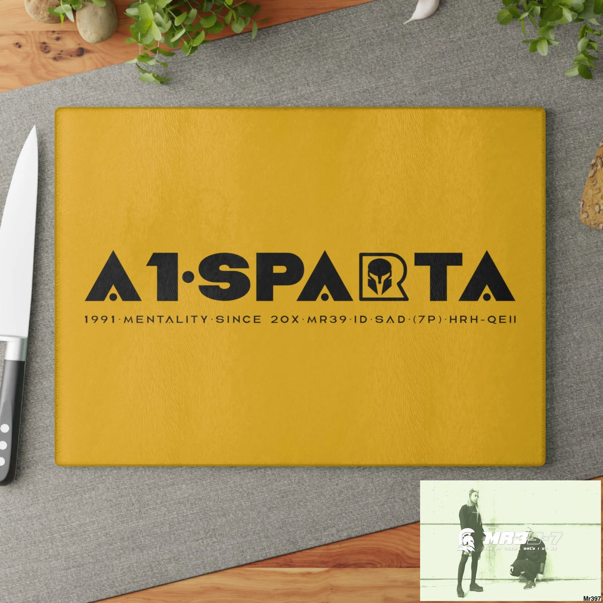A1- Sparta Glass Cutting Board Home Decor