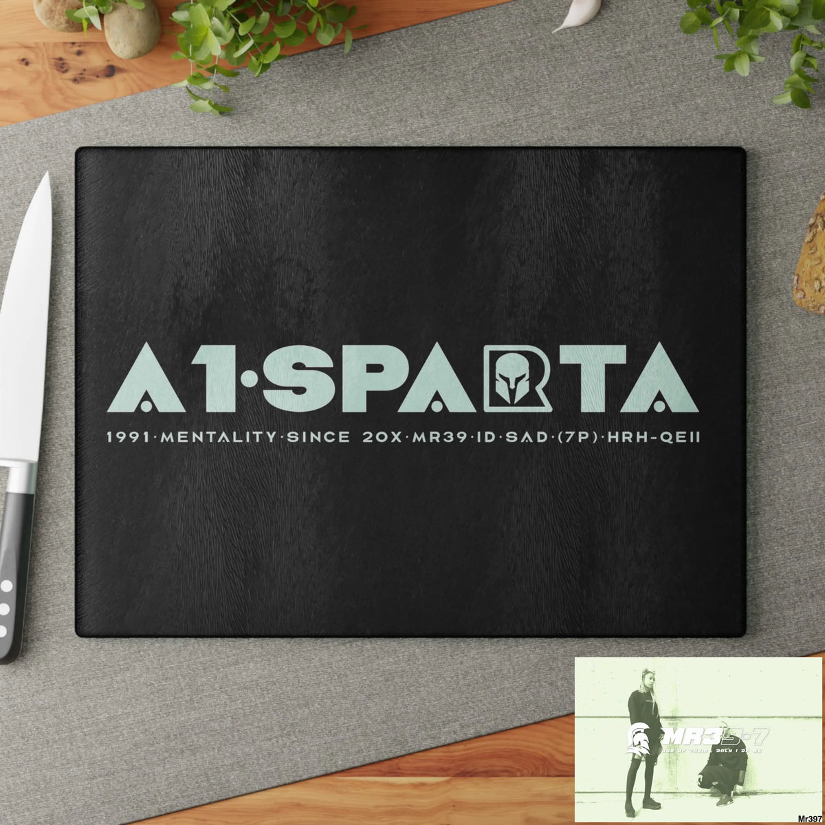 A1- Sparta Glass Cutting Board Home Decor