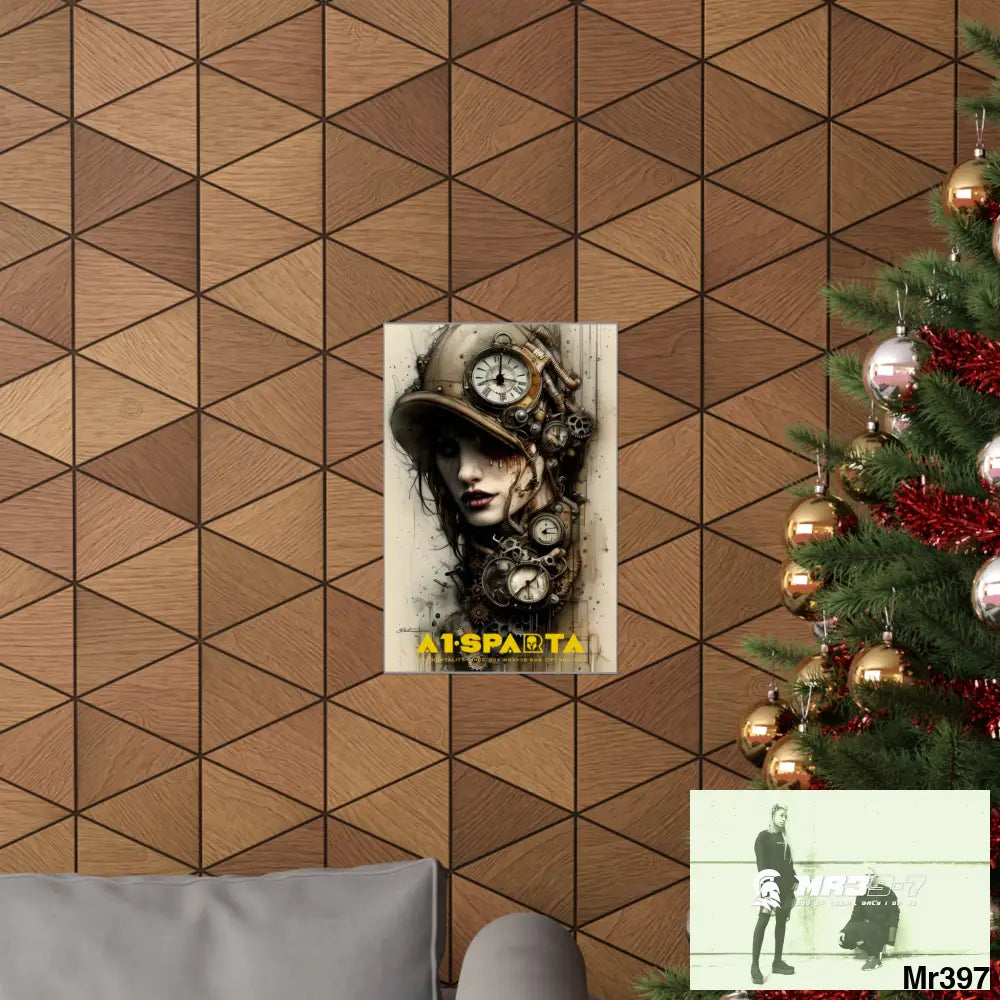 A1-Sparta Gothic Animal Super Resolution Graphic Matte Vertical Posters Poster