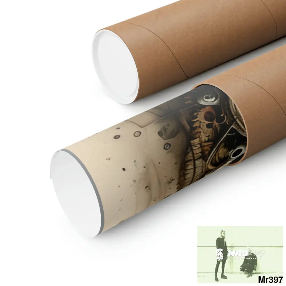 A1-Sparta Gothic Animal Super Resolution Graphic Matte Vertical Posters Poster