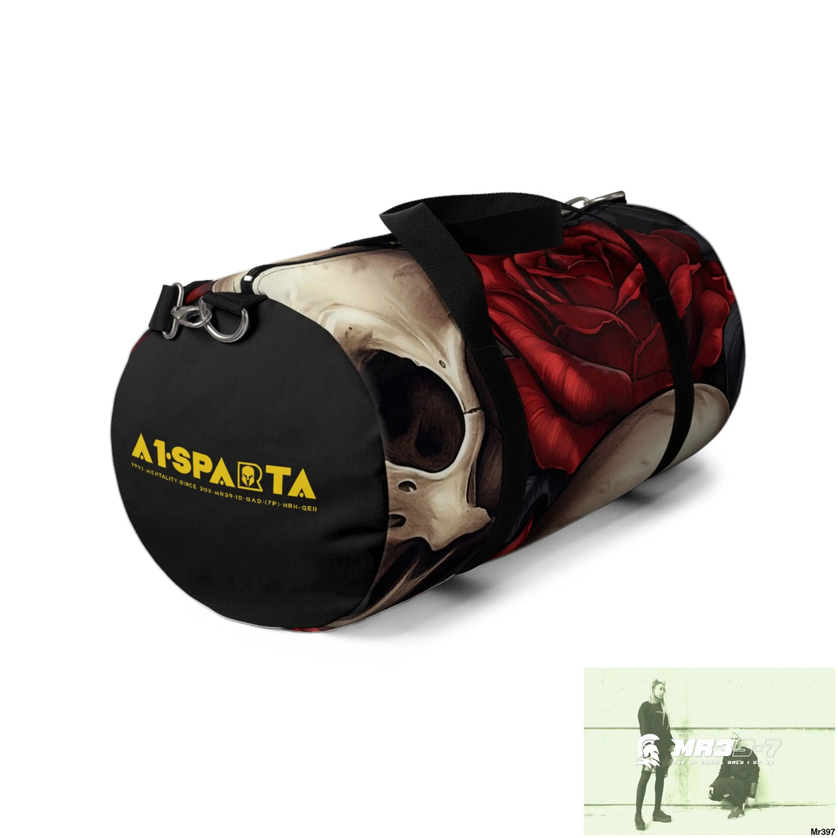 A1- Sparta gothic Skulls & Roses Duffel Bag Bags