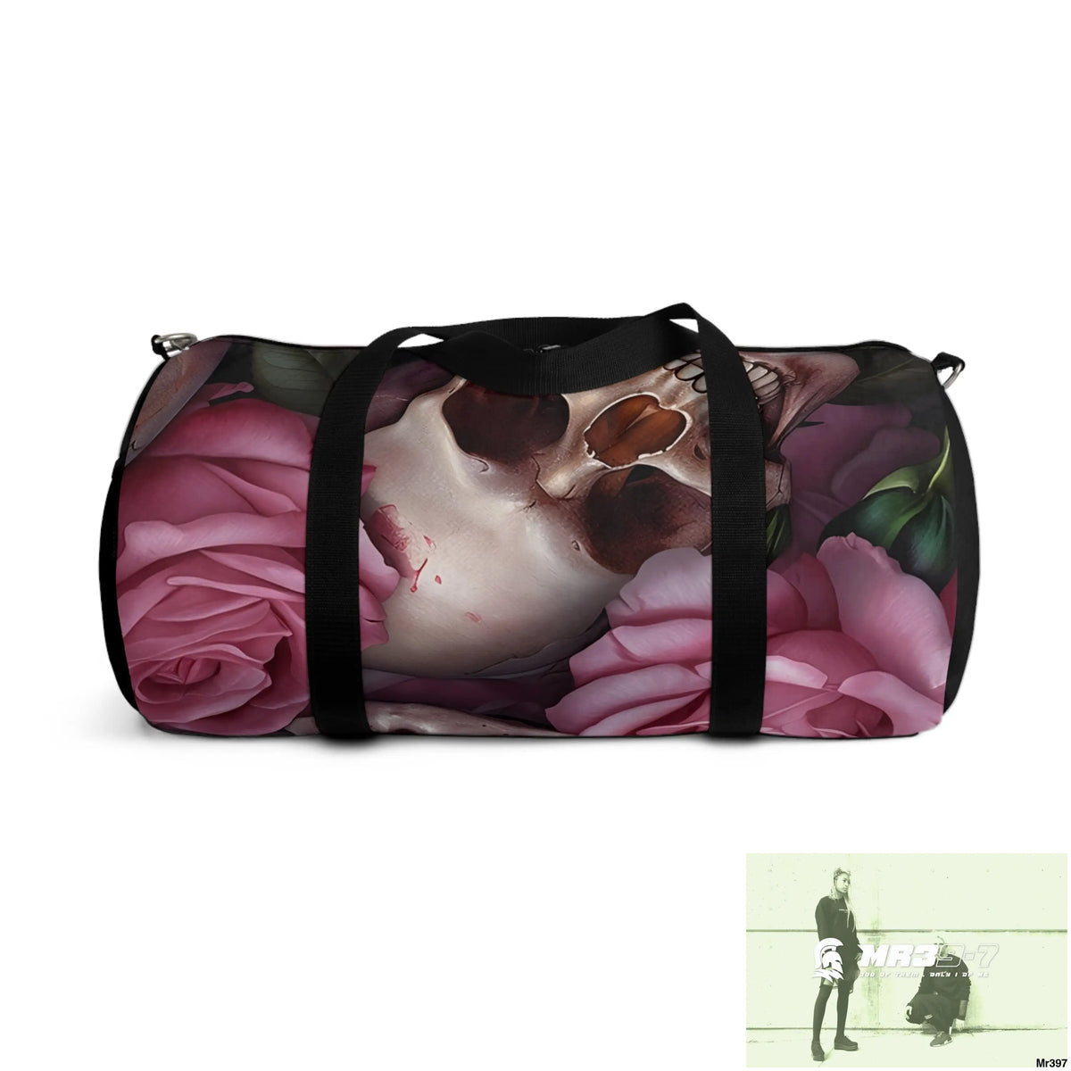 A1- Sparta Gothic Skulls & Roses Duffel Bag Bags