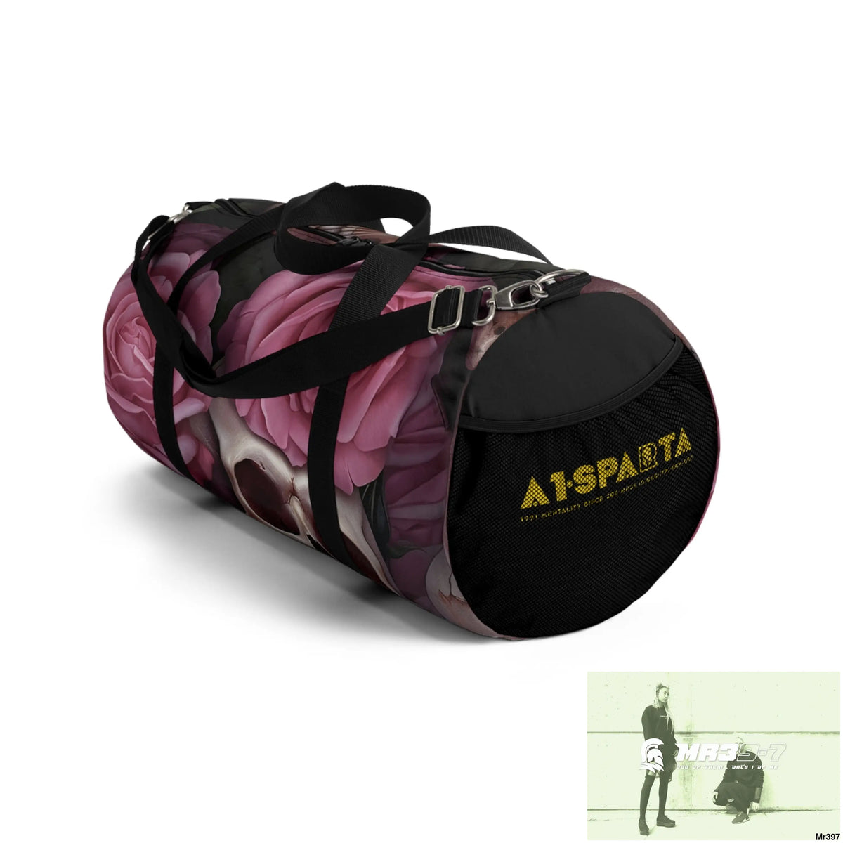 A1- Sparta Gothic Skulls & Roses Duffel Bag Bags
