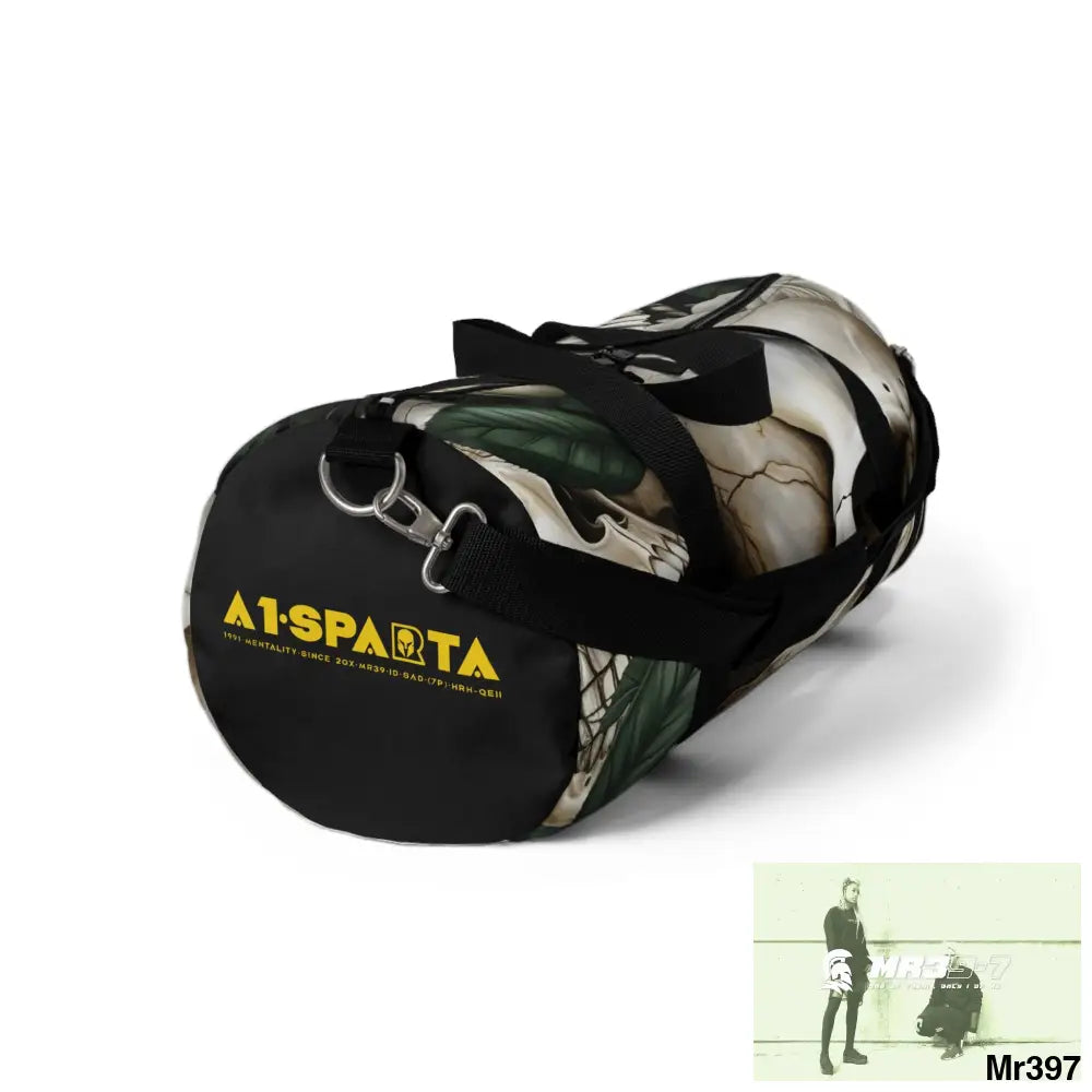 A1- Sparta Gothic Skulls & Roses Duffel Bag Bags