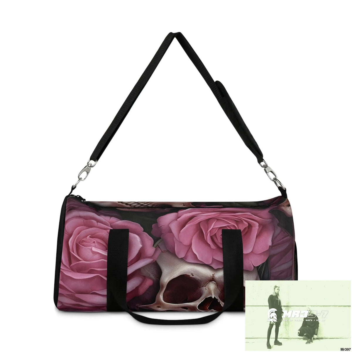 A1- Sparta Gothic Skulls & Roses Duffel Bag Bags