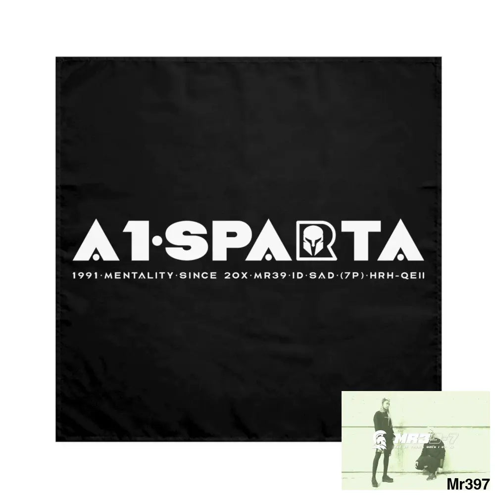 A1-Sparta Gothic Skulls & Roses Napkins 4-piece set / White / 19’’ × 19’’ Accessories