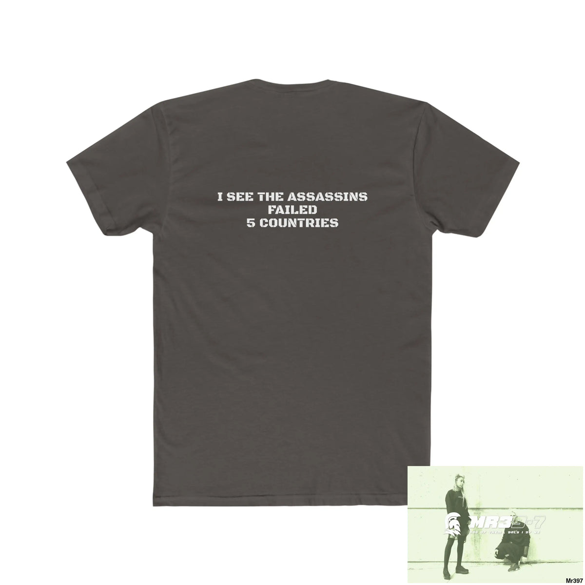 A1-Sparta I See the Assassins Failed Men’s Cotton Crew Tee T-Shirt