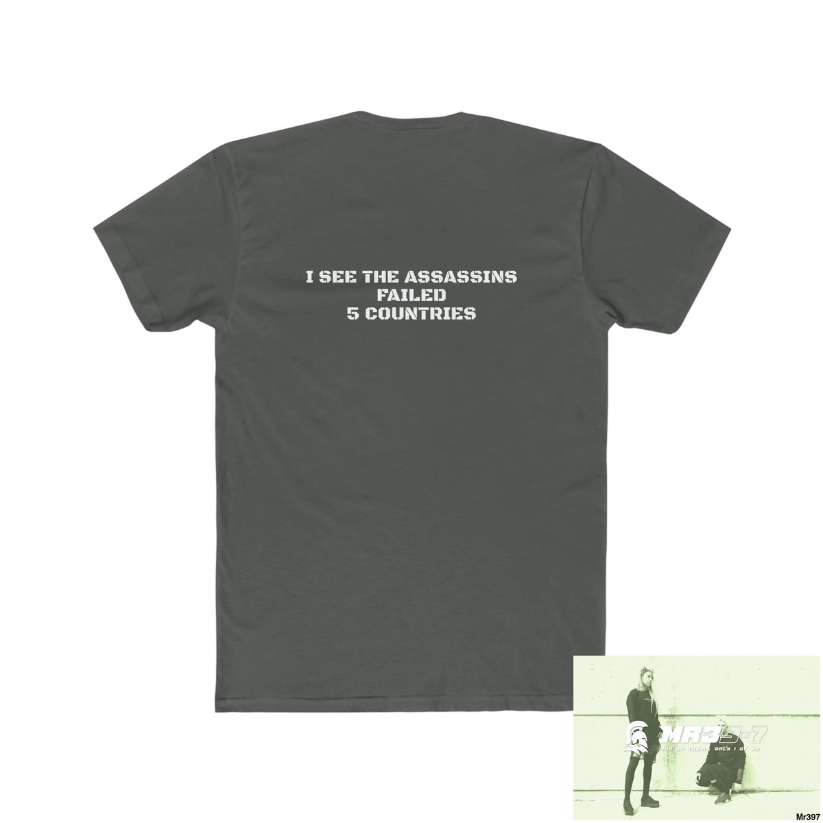 A1-Sparta I See the Assassins Failed Men’s Cotton Crew Tee T-Shirt