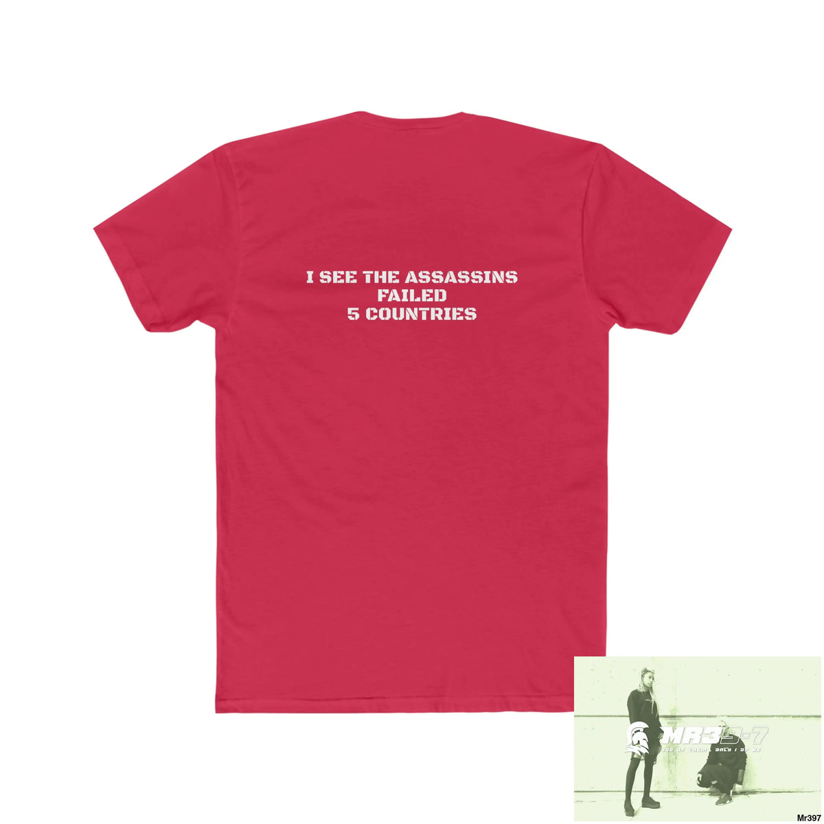 A1-Sparta I See the Assassins Failed Men’s Cotton Crew Tee T-Shirt