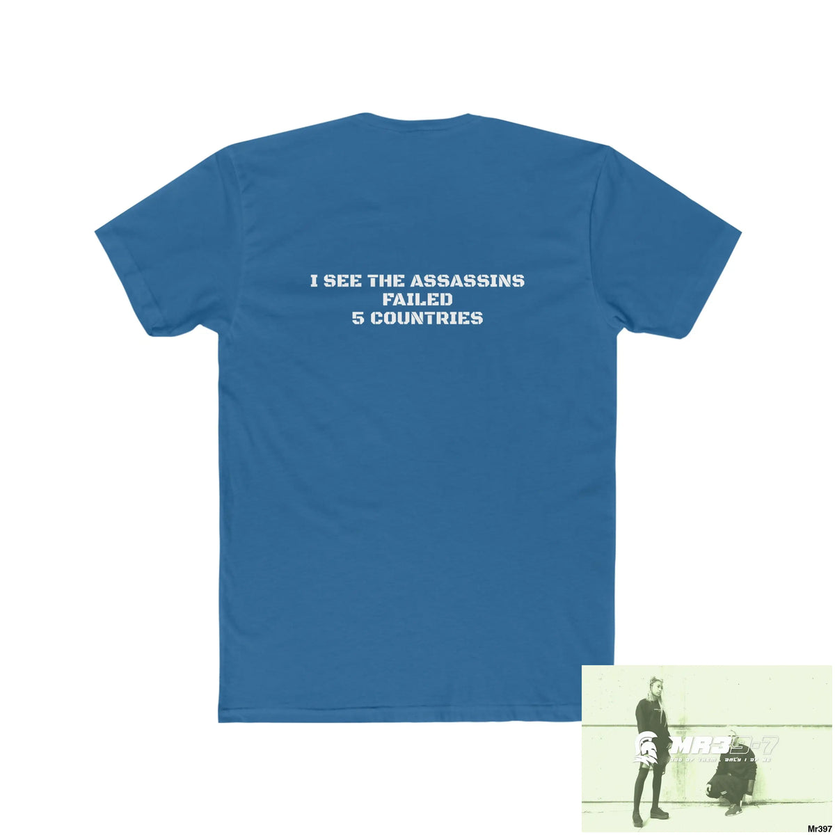 A1-Sparta I See the Assassins Failed Men’s Cotton Crew Tee T-Shirt