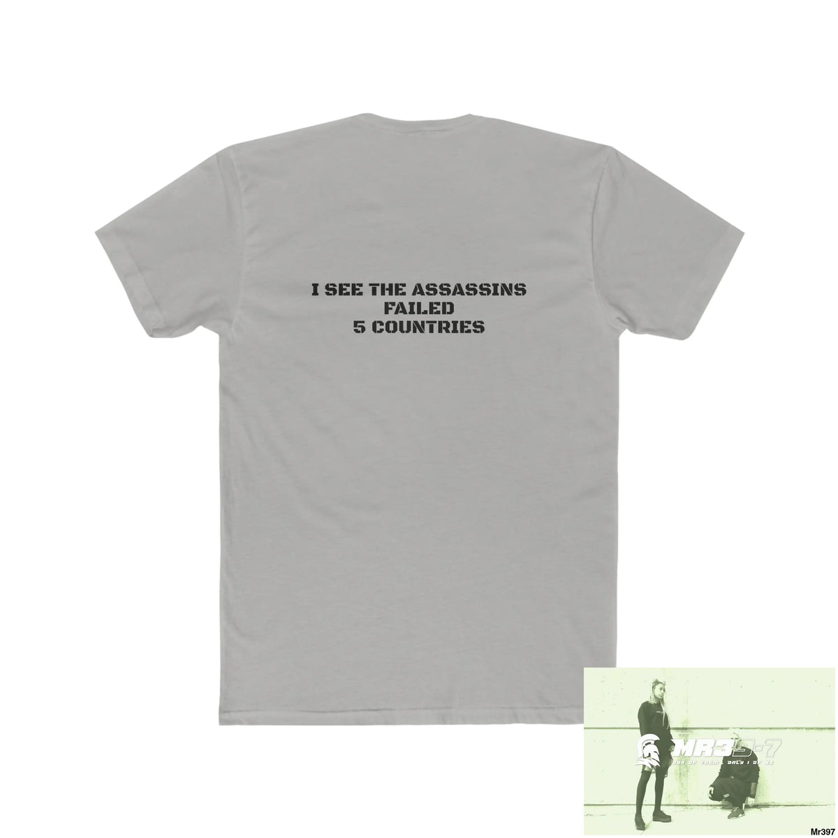 A1-Sparta I See the Assassins Failed Men’s Cotton Crew Tee T-Shirt