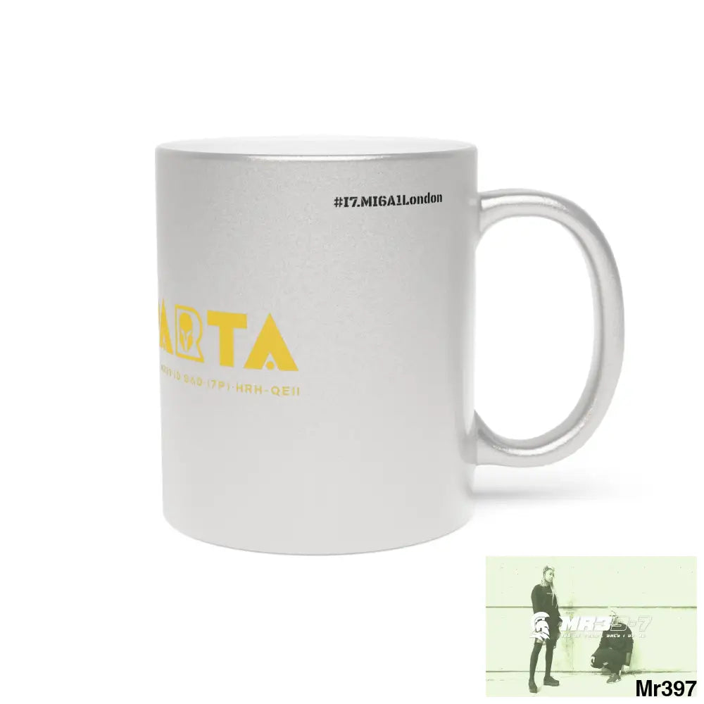 A1-Sparta #I7MI6A1London Metallic Mug (Silver\Gold) Mug
