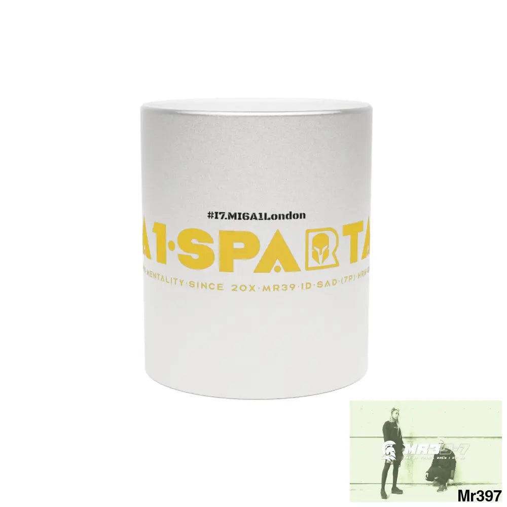 A1-Sparta #I7MI6A1London Metallic Mug (Silver\Gold) 11oz / Silver Mug