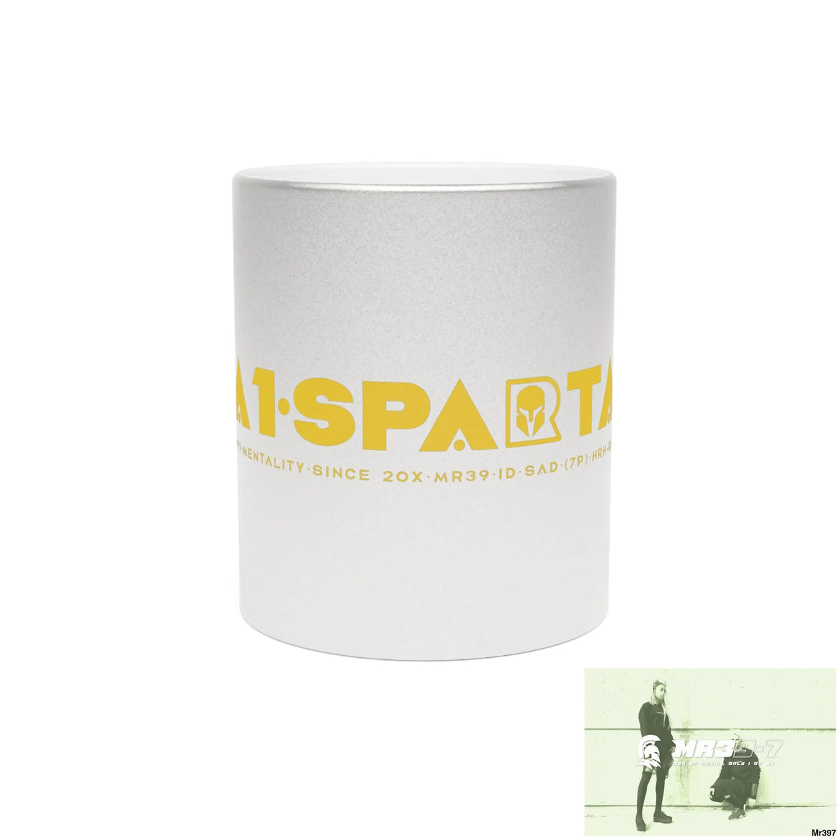 A1-Sparta #I7MI6A1London Metallic Mug (Silver\Gold) 11oz / Silver Mug