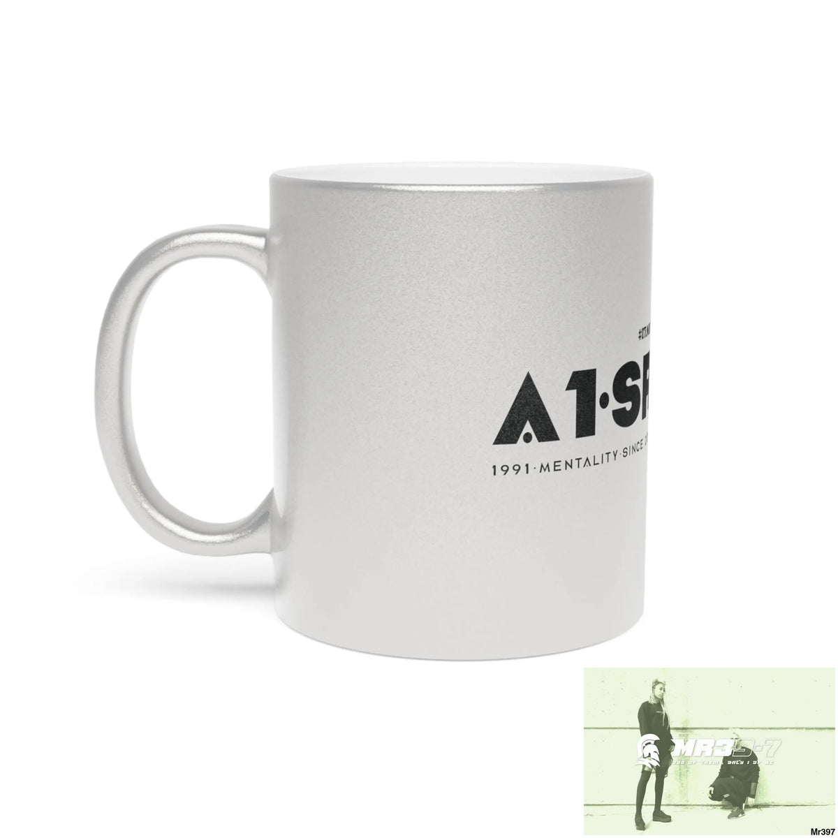 A1-Sparta #I7MI6A1London Metallic Mug (Silver\Gold) Mug