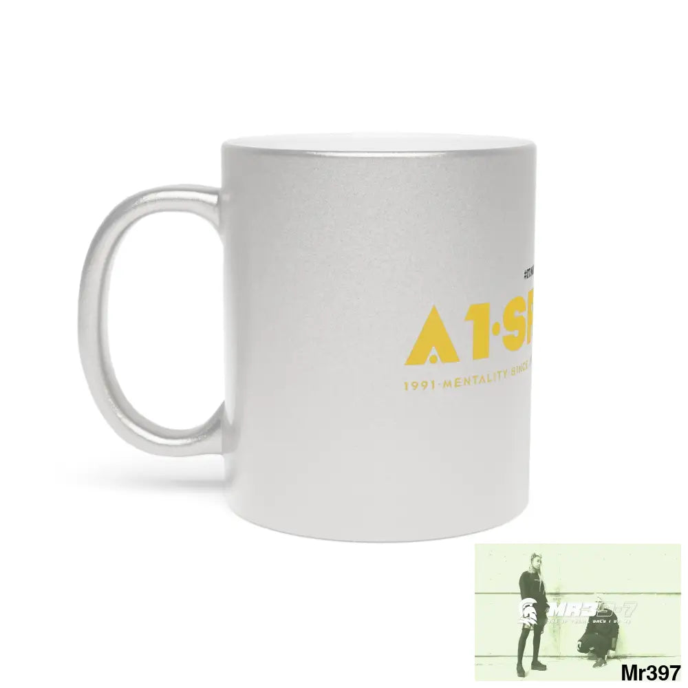 A1-Sparta #I7MI6A1London Metallic Mug (Silver\Gold) Mug