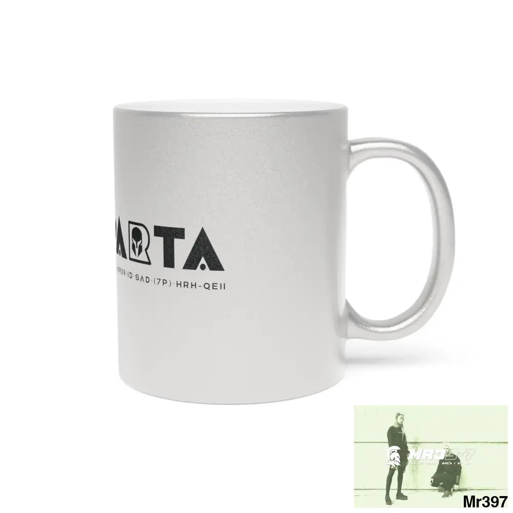 A1-Sparta #I7MI6A1London Metallic Mug (Silver\Gold) Mug