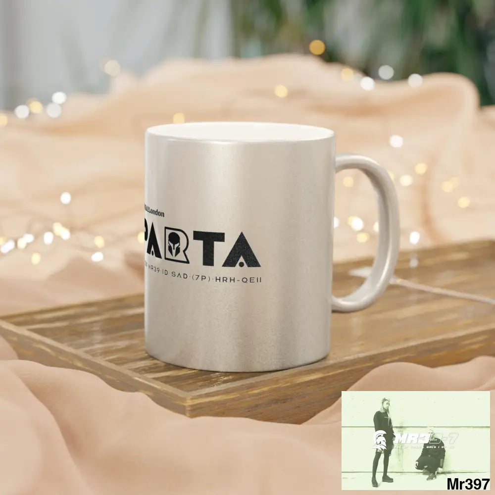 A1-Sparta #I7MI6A1London Metallic Mug (Silver\Gold) Mug