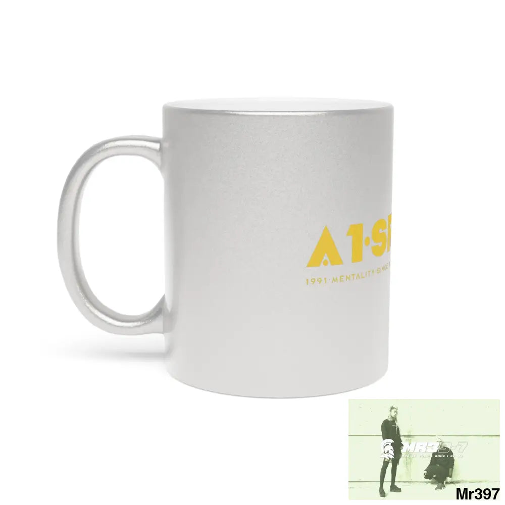 A1-Sparta #I7MI6A1London Metallic Mug (Silver\Gold) Mug