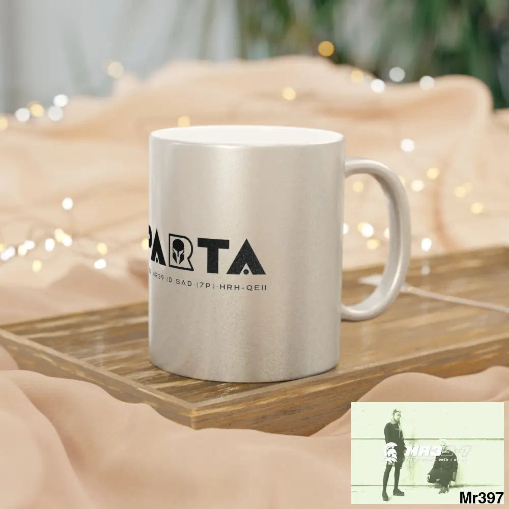 A1-Sparta #I7MI6A1London Metallic Mug (Silver\Gold) Mug