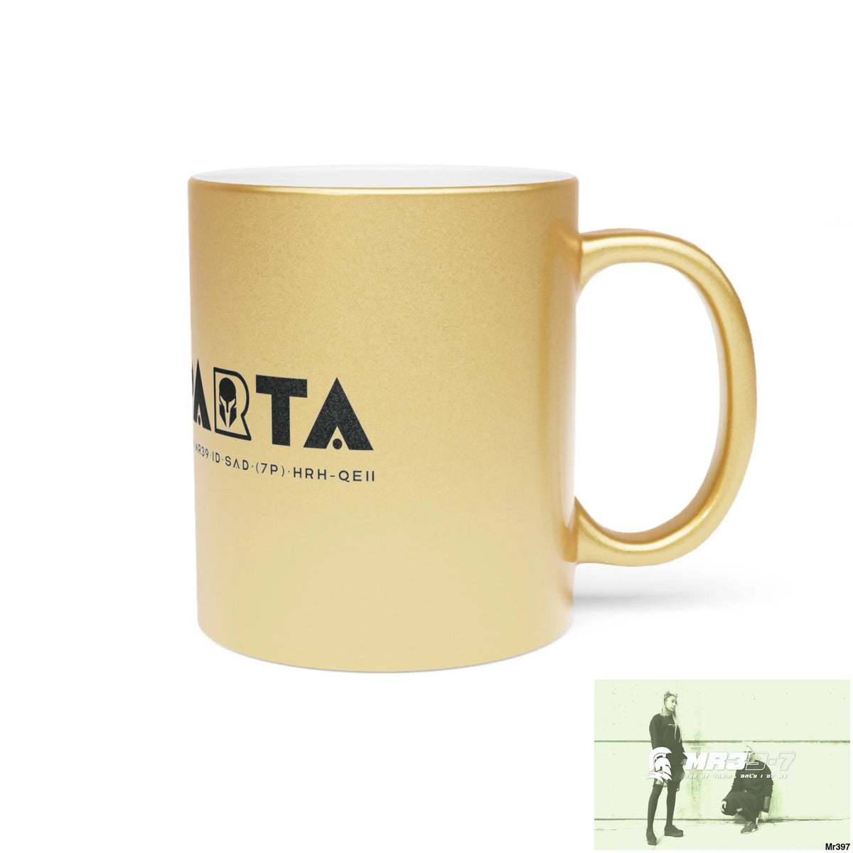 A1-Sparta #I7MI6A1London Metallic Mug (Silver\Gold) Mug